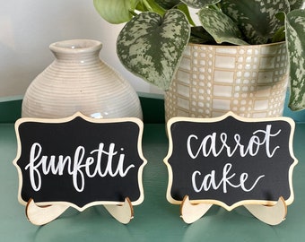 Custom Chalkboard Sign, Product Display Sign Wedding Decor, Custom Wedding Sign, Food Label, Event Decor, Mini Chalkboard Sign, Custom Decor