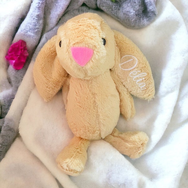 Doudou,peluche,lapin, ninnin, personnalisé