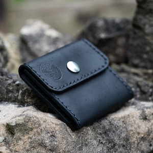 Portefeuille de pièces de monnaie en cuir, sac de pièces de monnaie minimaliste, porte-écouteurs, pochette à bijoux, sac à main à changement compact