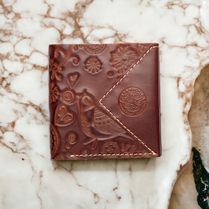 Womens Leather Wallet, Handmade Womens Clutch, Distressed Leather Purse, Genuine Leather
