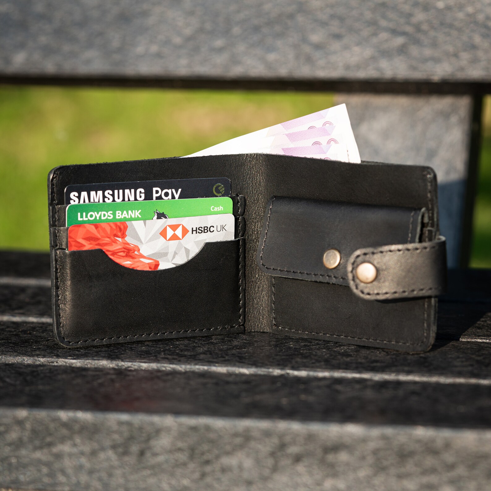 Minimalist Wallet, Genuine Leather, Coin Pouch and Card Holder ...