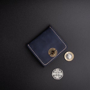 Portefeuille en cuir minimaliste, porte-monnaie, porte-écouteurs, pochette à bijoux, porte-monnaie compact