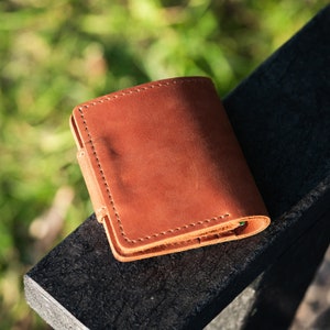 Minimalist Wallet, Genuine Leather, Coin Pouch and Card Holder, Christmas Gift image 9