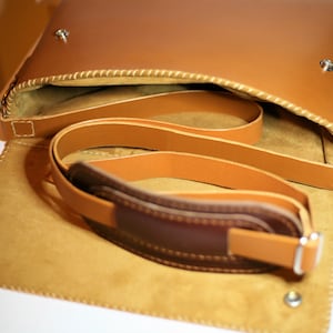 Hand Sewn Leather Bag Made to order