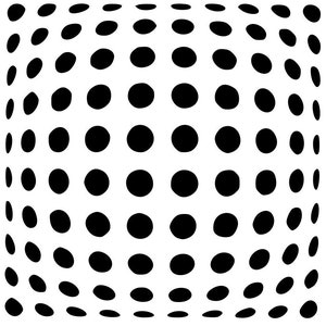 Plantilla de corte láser para manualidades con diseño de puntos de globo / Descarga digital / DXF, SVG