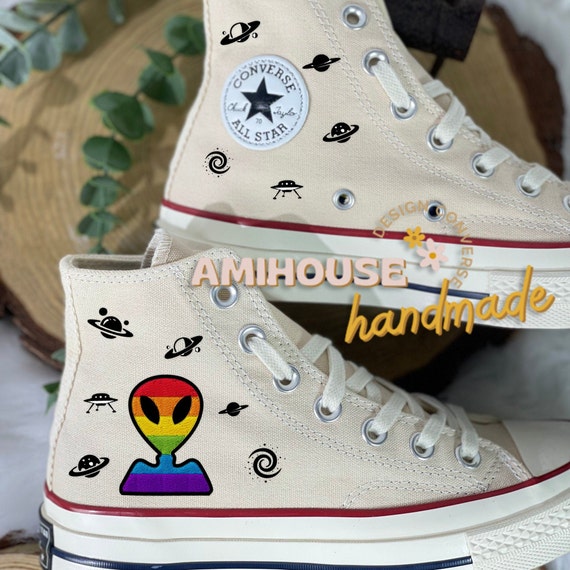 Gay pride converse high tops outlet