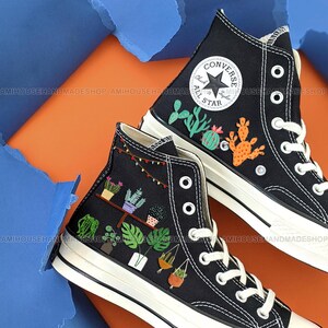 Converse cactus embroidery best sale