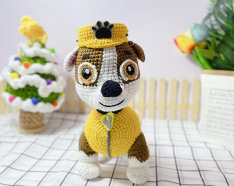 Dog Crochet Doll, Cartoon  Amigurumi Doll, Crochet Collectibles, Bundle Amigurumi Crochet, Custom Stuffed Dog, Crochet Pet Memorial.