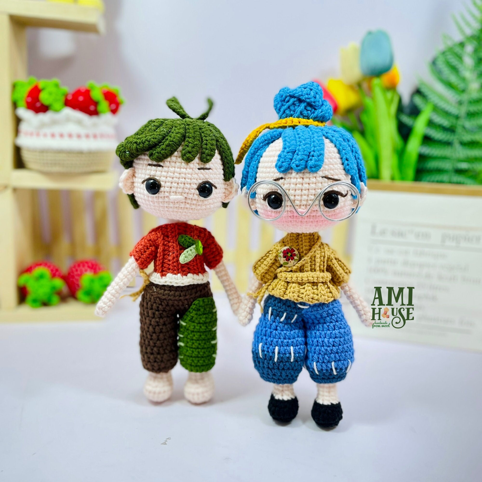 Casal Cody e May Amigurumi - Jogo It Takes Two