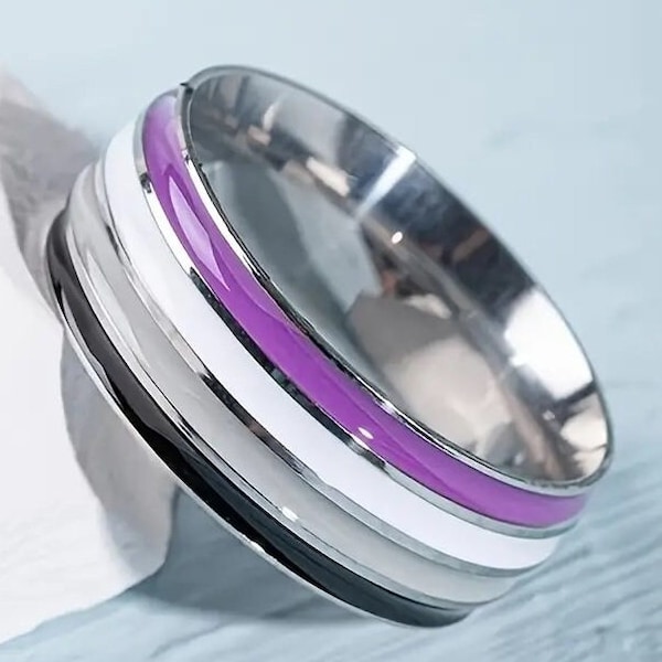 Ace - Asexual Pride Ring
