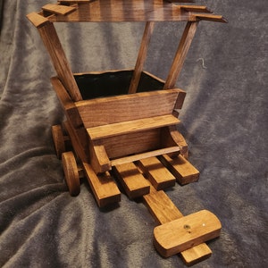 Wooden Cart Garden Planter
