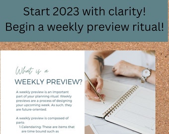 Printable Weekly Preview