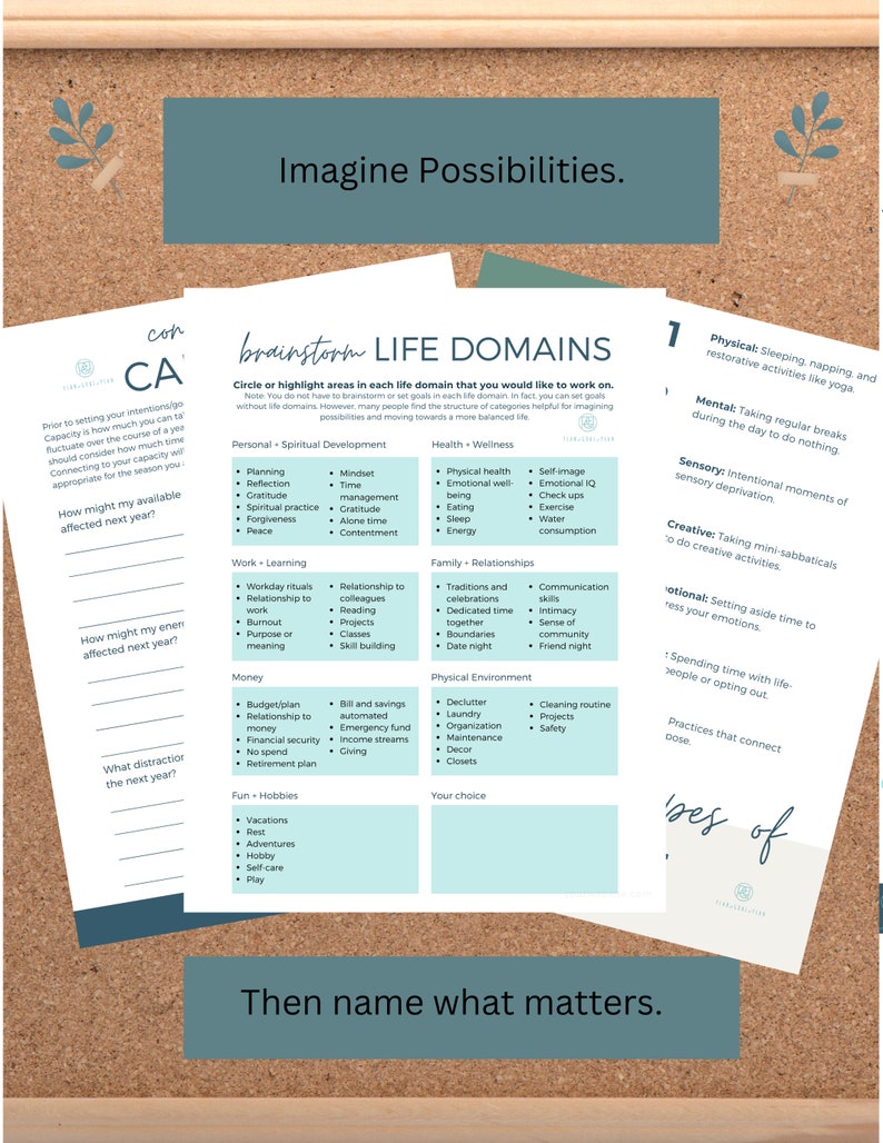 2023 Goal Setting Workbook: Sense the Possibilities image 3