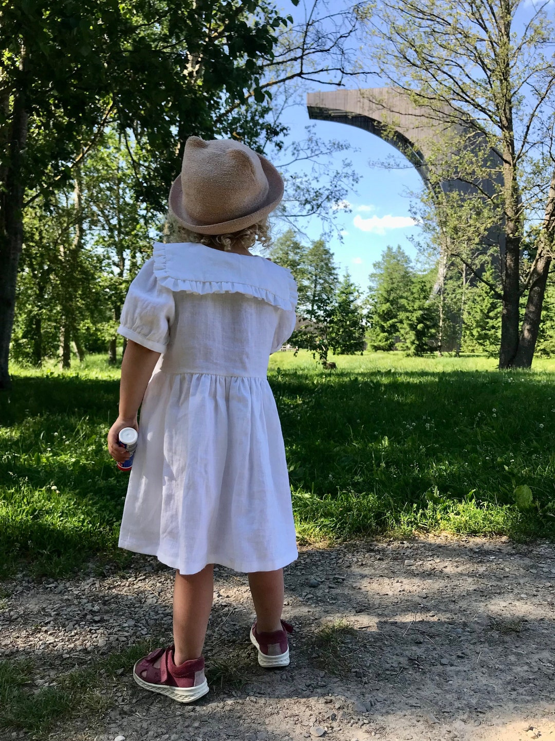 Linen Boho Dress Toddler Dress Linen Girls Clothes 1st Etsy