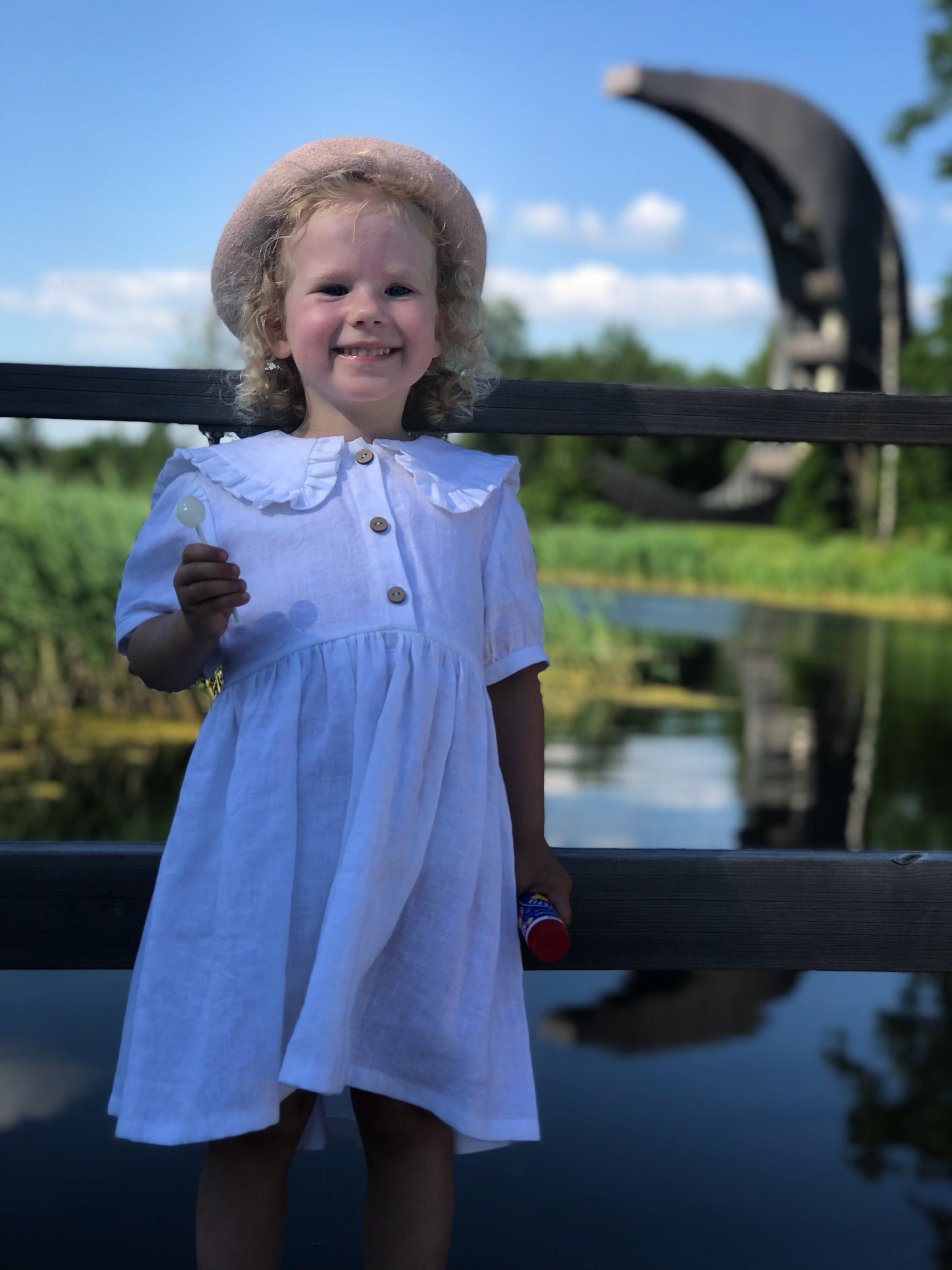 Linen Boho Dress Toddler Dress Linen Girls Clothes 1st Etsy