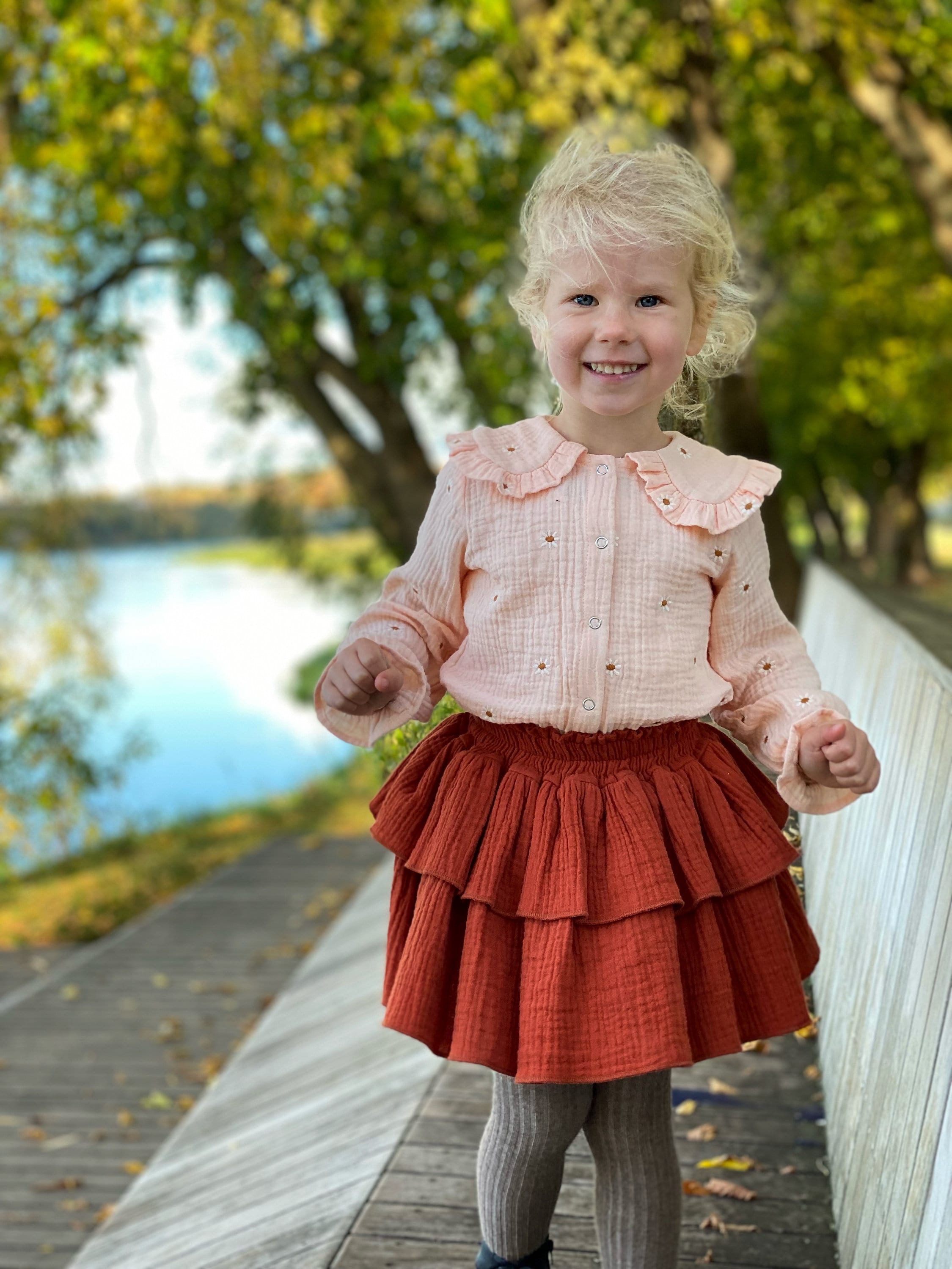 INFANTS SKIRT WITH PINTUCKING IN THE HILLS OF TUSCANY main image 1