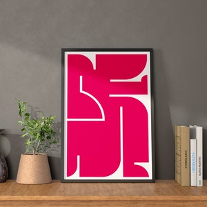 Póster de diseño gráfico contemporáneo / Modern Graphic Decor / Decoración / Cartel / Contemporáneo/ Arte