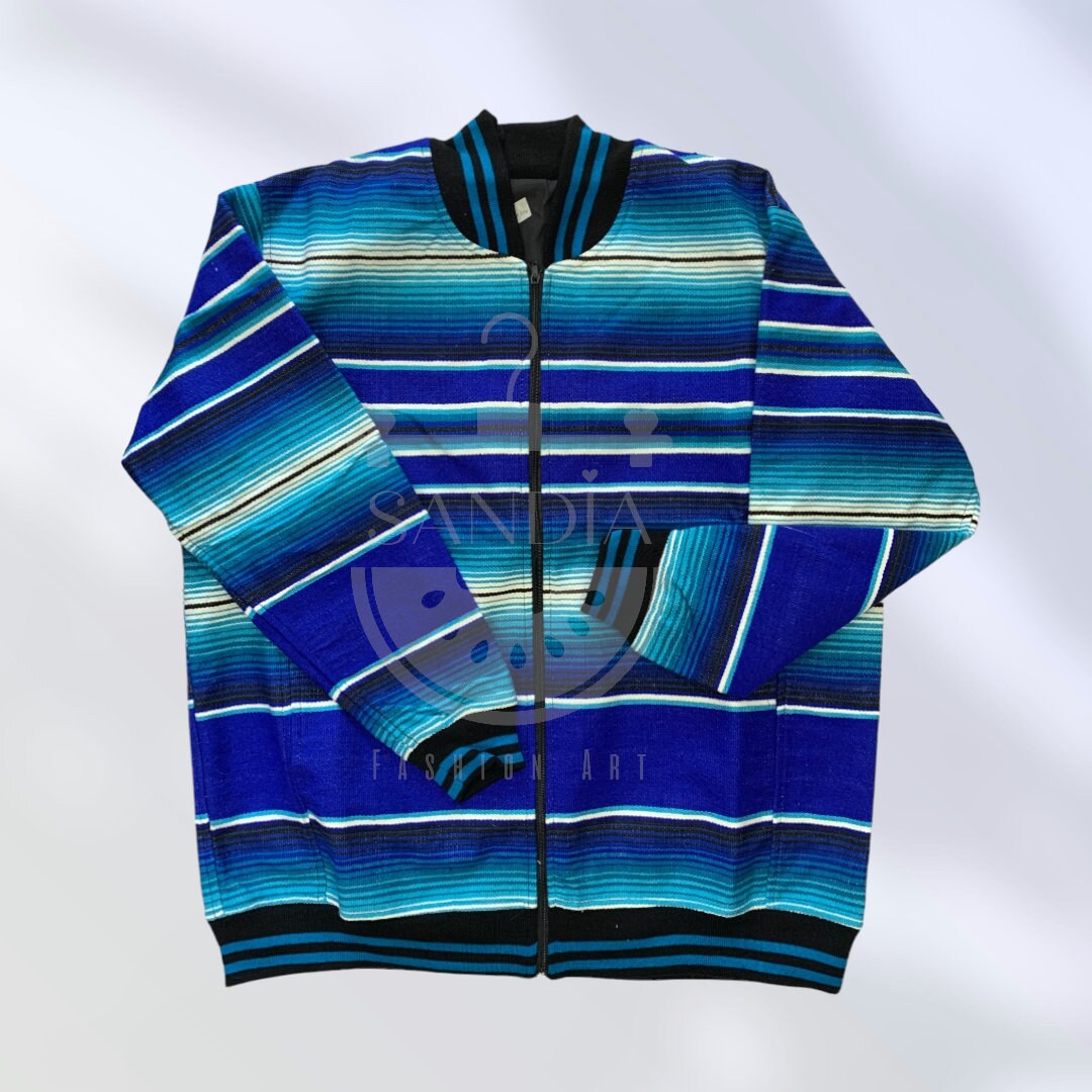Baja Serape Mexican Women's Bomber Jacket