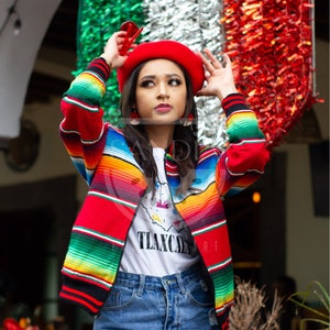 Mexikanische Sarape-Jacke