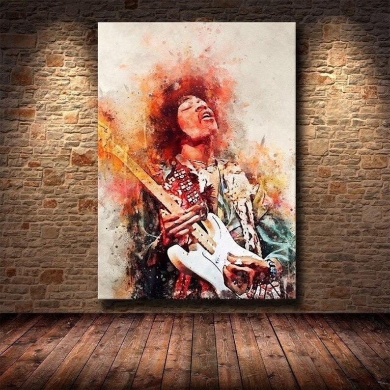 Pop Art Rock Canvas Star Prints of Famous Music Icons for Modern Home ...