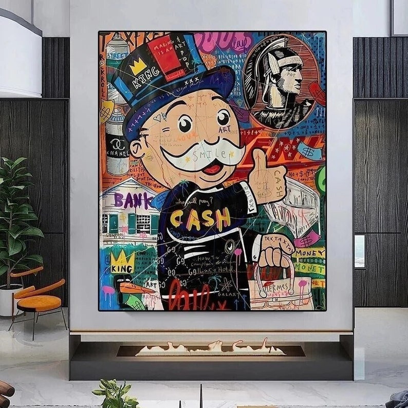 Alec Monopoly Inspired Monopoly Canvas Prints Street Art and Etsy