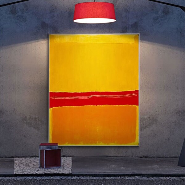 Color Block Art Etsy