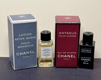 Woda toaletowa CHANEL ANTAEUS & After Shave Pour Monsieur, partia 2 mini miniaturek (4x4,5 ml), w pudełku