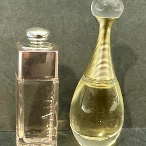 Vintage Eau de Toilette ADDICT & J&#39;ADORE by Christian Dior 4ml and 5ml mini