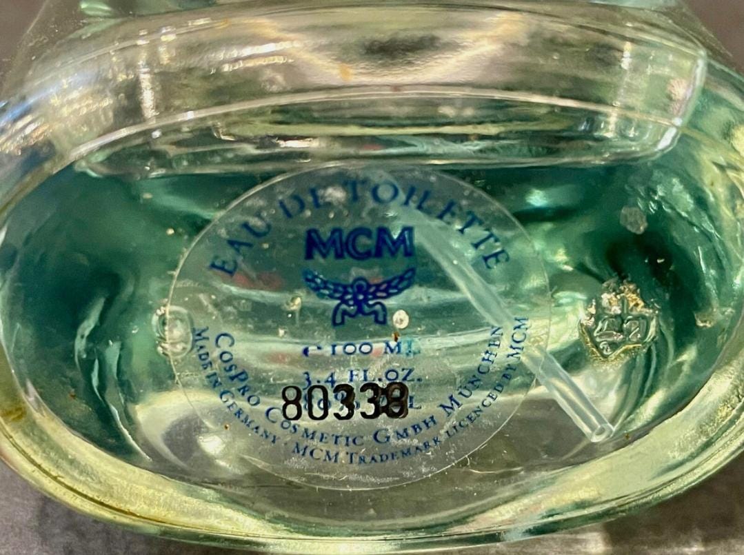 Vintage Eau De Toilette VERY MC by MCM 100ml Vapo (3.4 Oz) Without