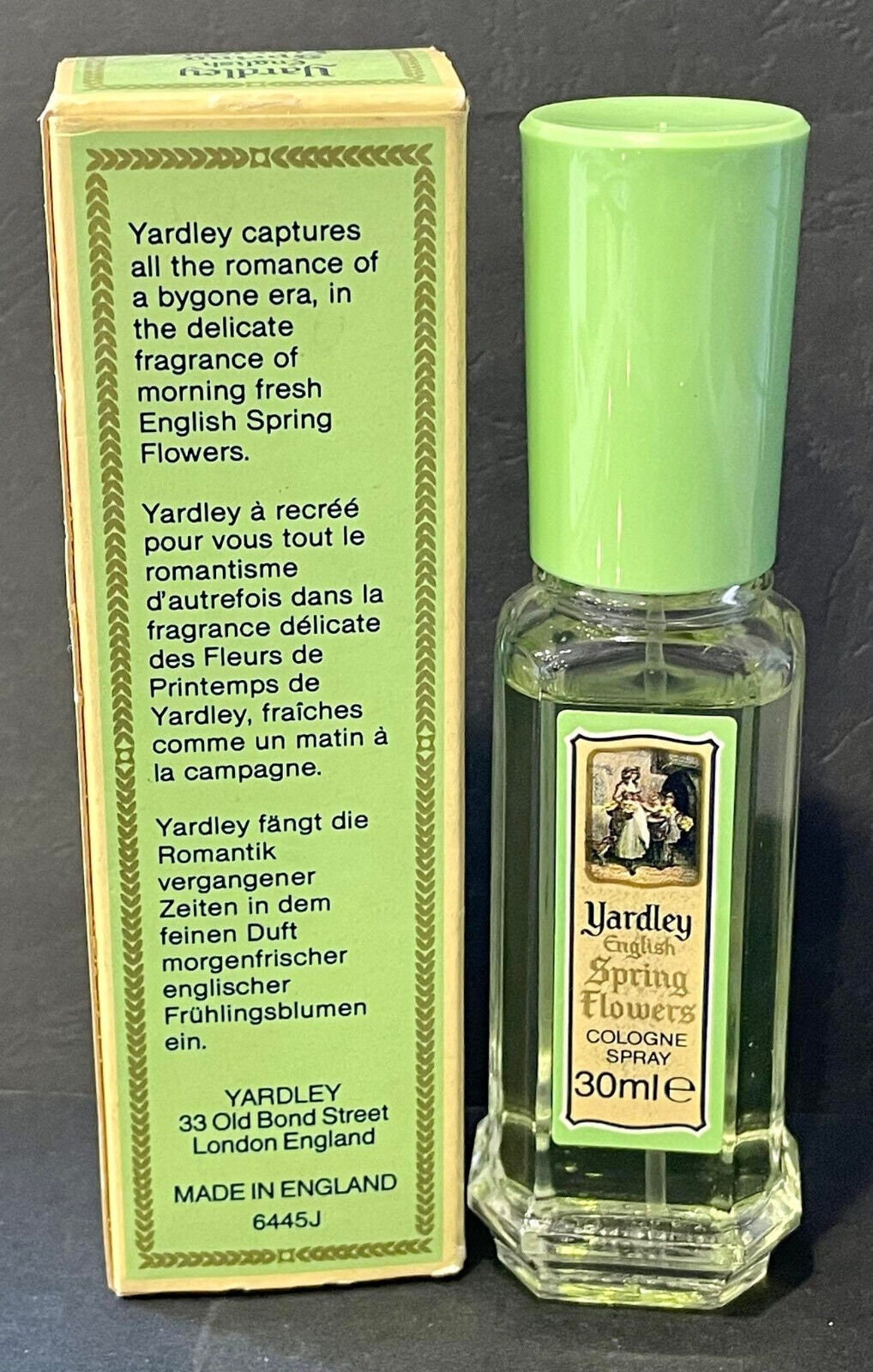 Vintage YARDLEY English Spring Flowers Cologne Spray 30ml, in