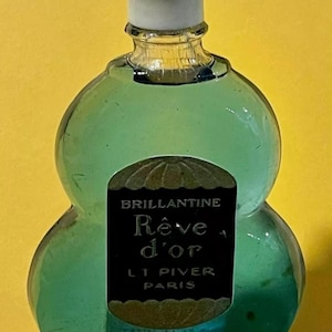 Vintage Brillantine L.T. PIVER Paris REVE D&#39;Or, Unused, RARE (N0S)