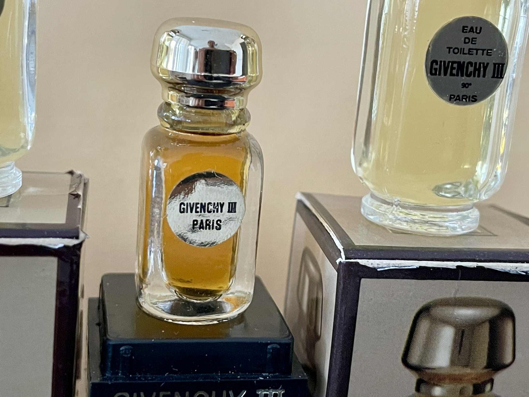 ジバンシィIII パリ ミニチュアオードトワレ 3個セット 4ml-3.75ml-2ml