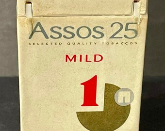 Vintage Greece ASSOS INTERNATIONAL Papastratos Cigarettes Advert. Lighter  90's