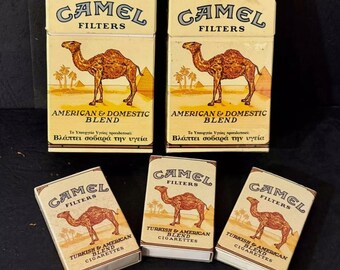 ヴィンテージ CAMEL タバコ 空パック2個と安全マッチ3個セット