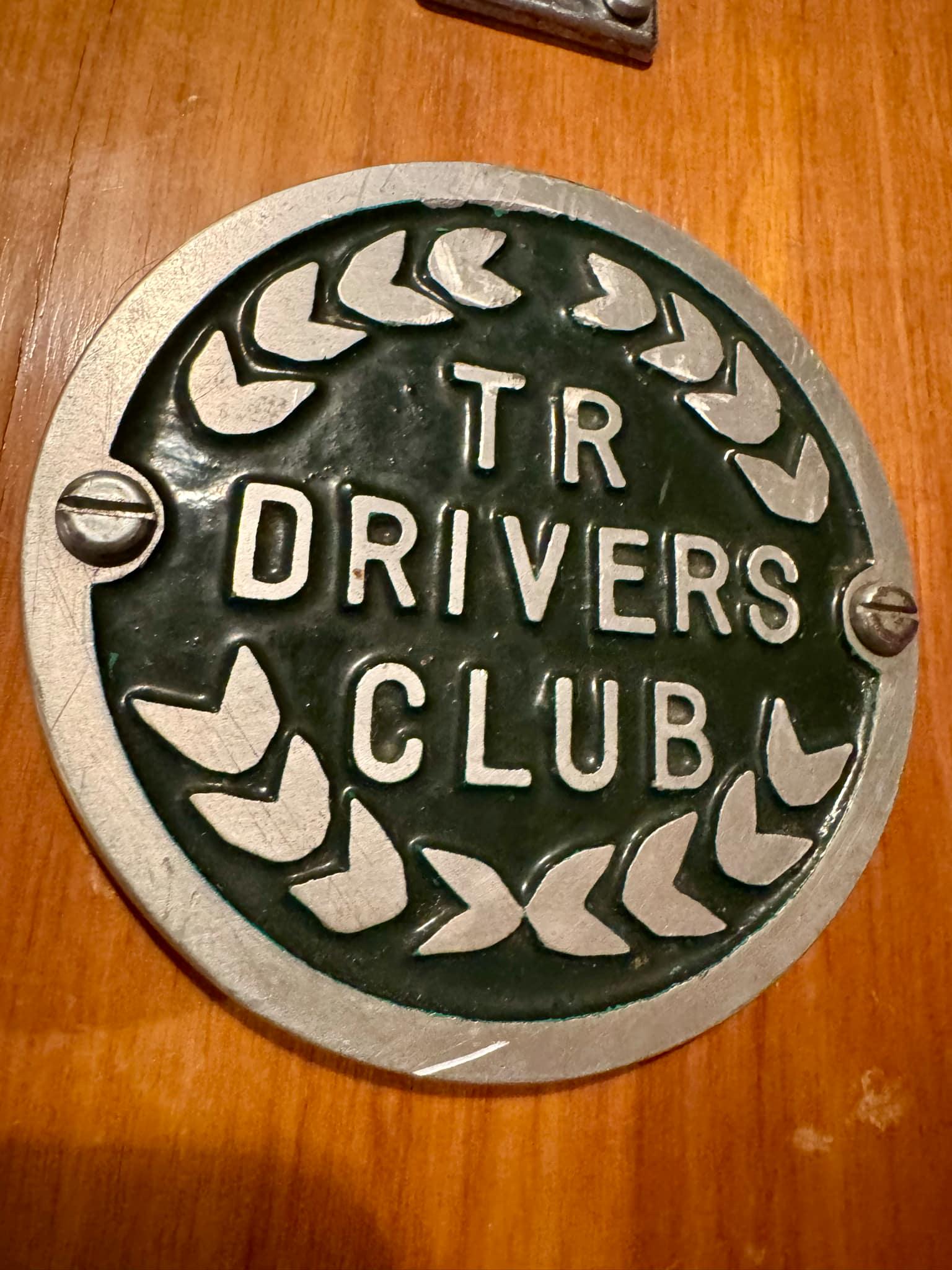 Vintage TRIUMPH Sports Owners Association and TR Drivers Club