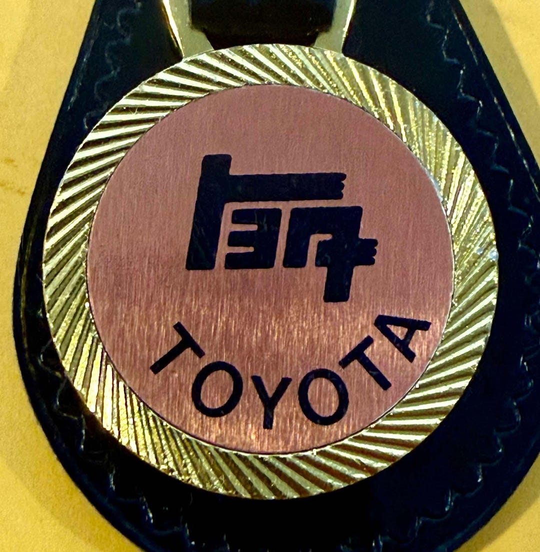 Vintage TOYOTA Key Ring Keychain 70's (NOS) New Old Stock - Etsy