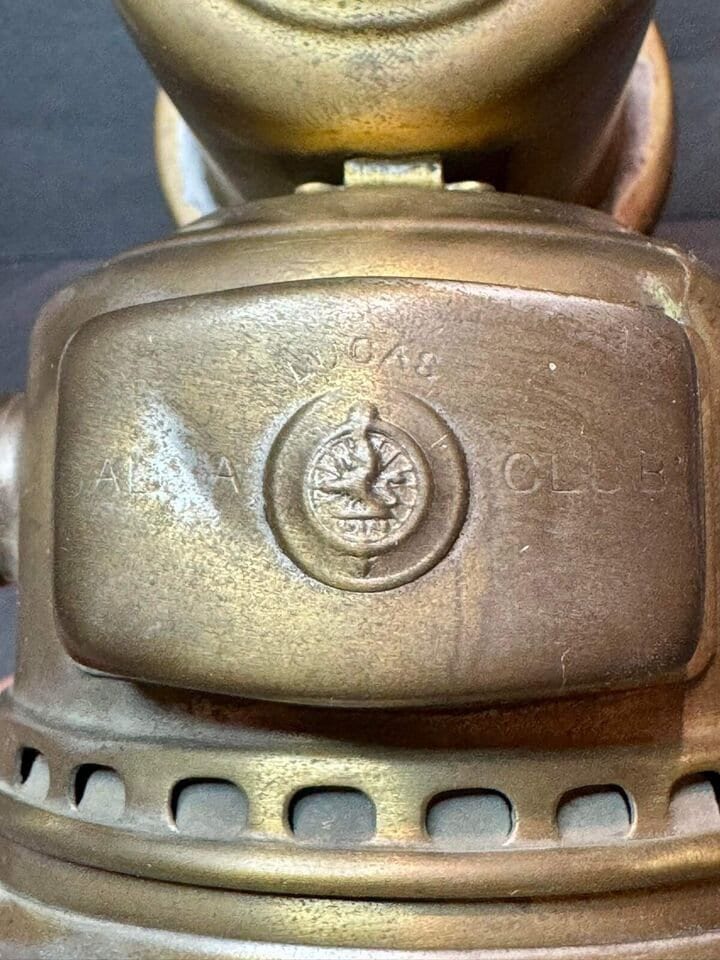 Vintage Brass LUCAS King of the Road Carbide Front Bicycle Cycle