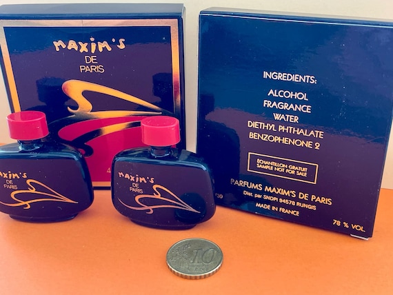 Vintage Maxim's De Paris Lot of 2 Miniatures Eau De Parfum - Etsy