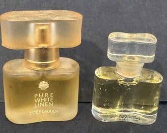 Vintage Eau de Parfum & Toilette WHITE LINEN de ESTEE Lauder 3ml y 4ml mini