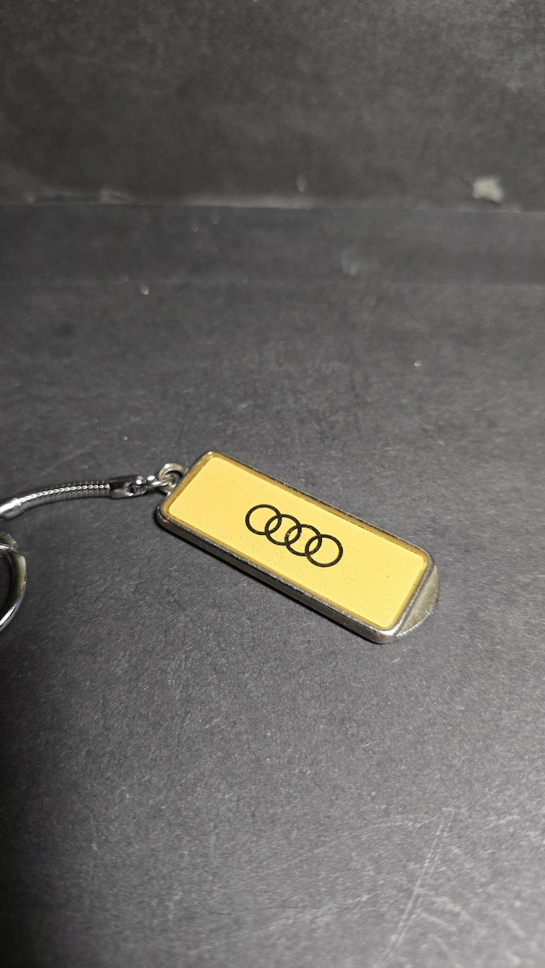 Vintage AUDI Key Ring Keychain 70's (NOS) New Old Stock Εxcellent ...