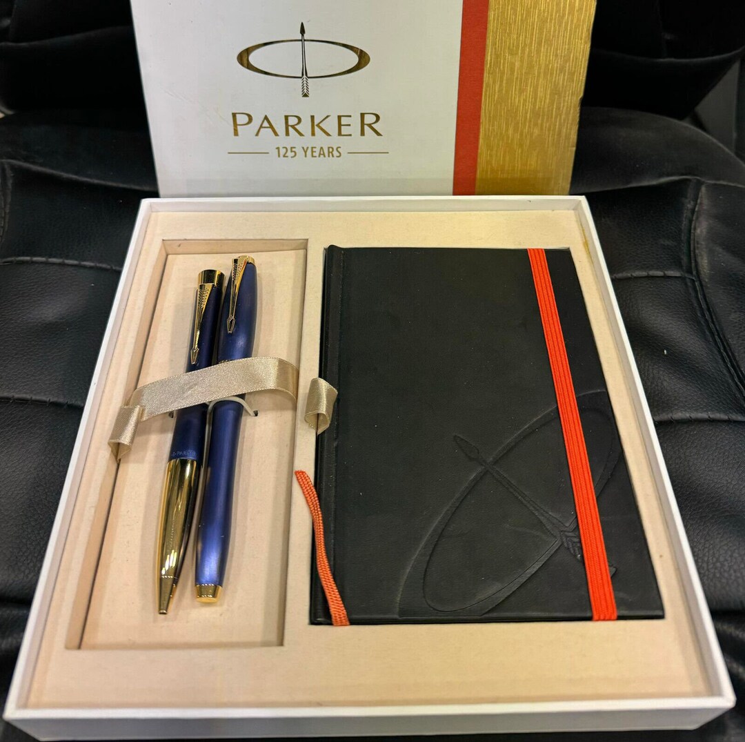 Parker 125 Years Edition ボールペン PARKER 125 Year Anniversary Premium Pearl Blue Ballpoint Pen X2
