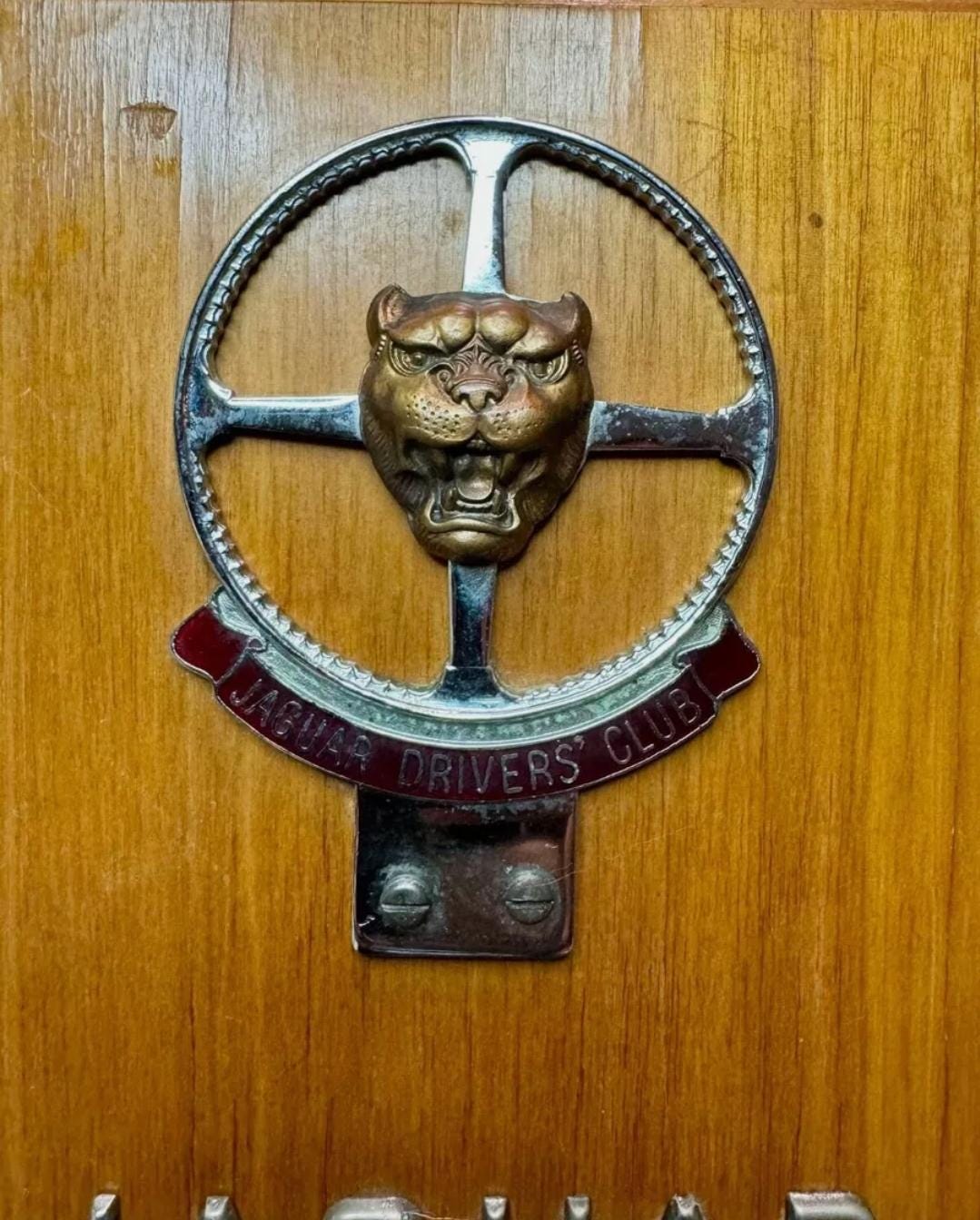 ジャガー ドライバーズクラブ エンブレム 未使用品？美品◇JAGUAR DRIVERS' CLUB ジャガー ドライバーズクラブ