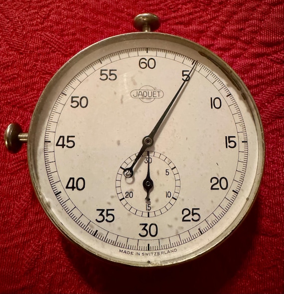 Jaquet Stop Watch Timer Chronographe Vintage - 1950s (working) - Etsy