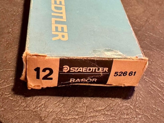 ヴィンテージ STAEDTLER-Rasor 鉛筆消しゴム (9 個セット) ドイツ製 No