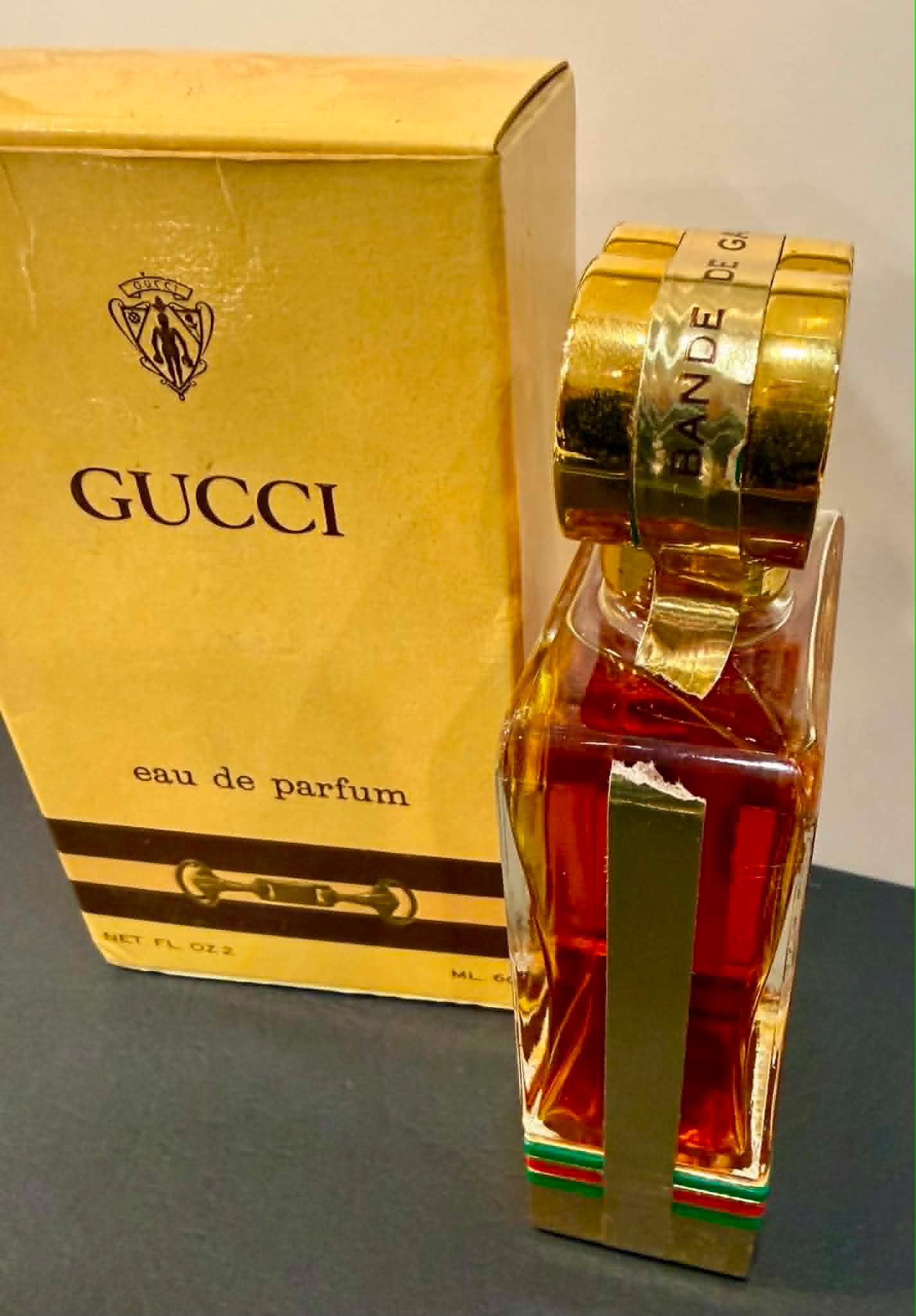 Vintage Eau De Parfum 1 for Women GUCCI (1977) 60ml Splash, Old