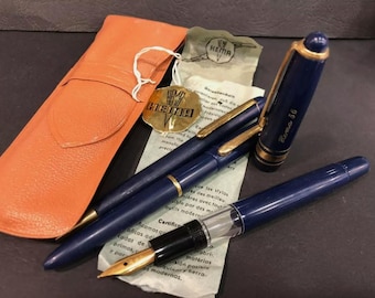 Pluma estilográfica vintage DAUER FEDER 4 HEMA 56, bolígrafo y portaminas, sin probar, N0S, Alemania