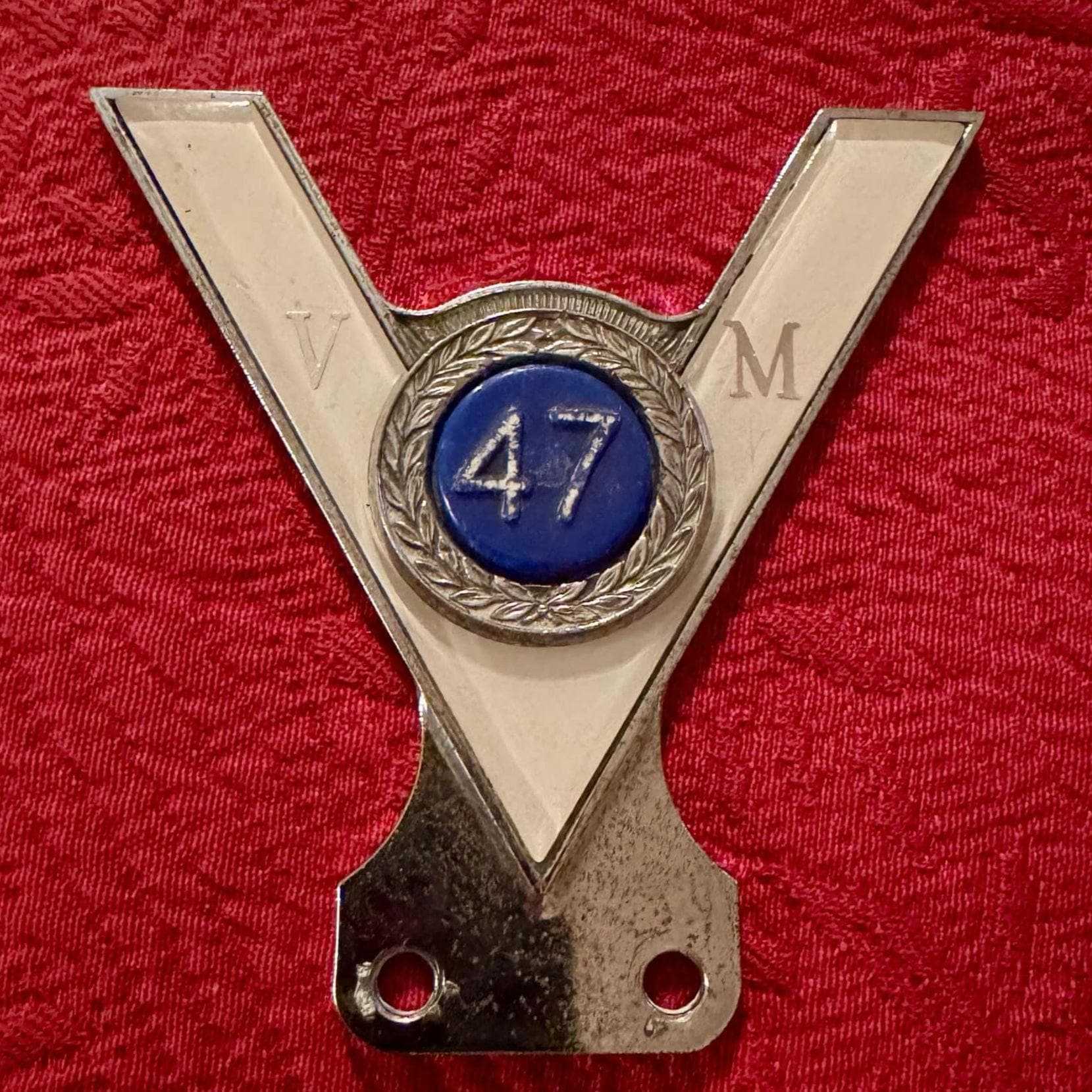 Veteran Motorists Association 47 Year Club Badge Emblem, English