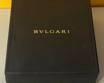 BVLGARI Jewelry Box Empty Gift Leather Wooden Box With Outer