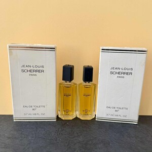 Jean-Louis Scherrer lot of 2 Mini Miniatures Eau de Perfum miniature Perfume 1/8 floz 3,7 ml Mini fragrance Boxed