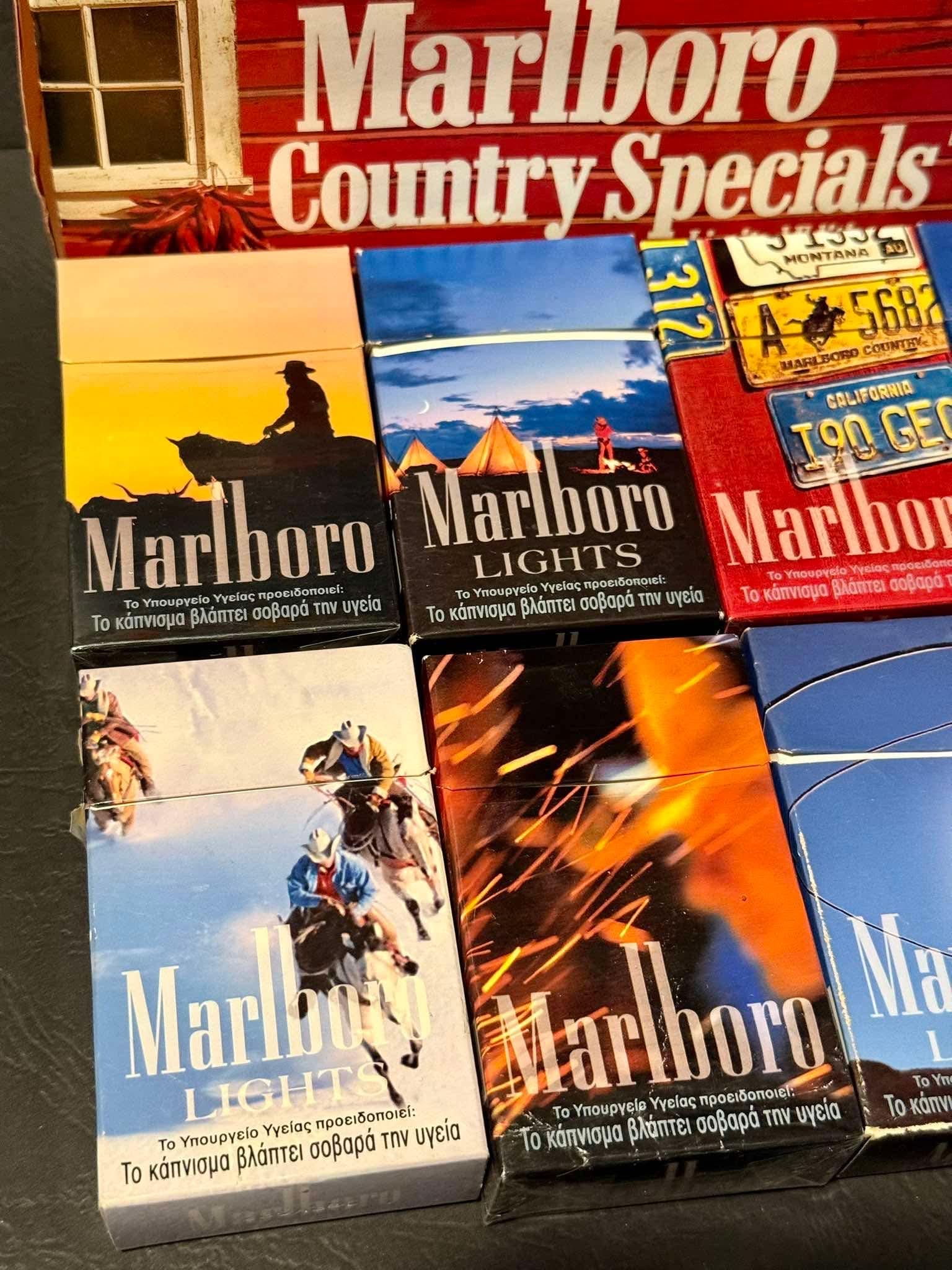 Vintage MARLBORO Cigarettes Lot of 10, Limited Edition, Country